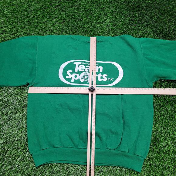 Vintage 80s Russell Athletic GESU Sweatshirt Mens Medium Womens Large - Picture 6 of 12